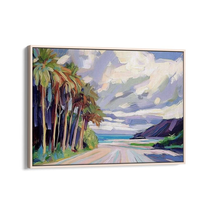 Vibrant scenery on the ROAD TO THE BEACH, perfect for sun-soaked adventures and seaside relaxation.