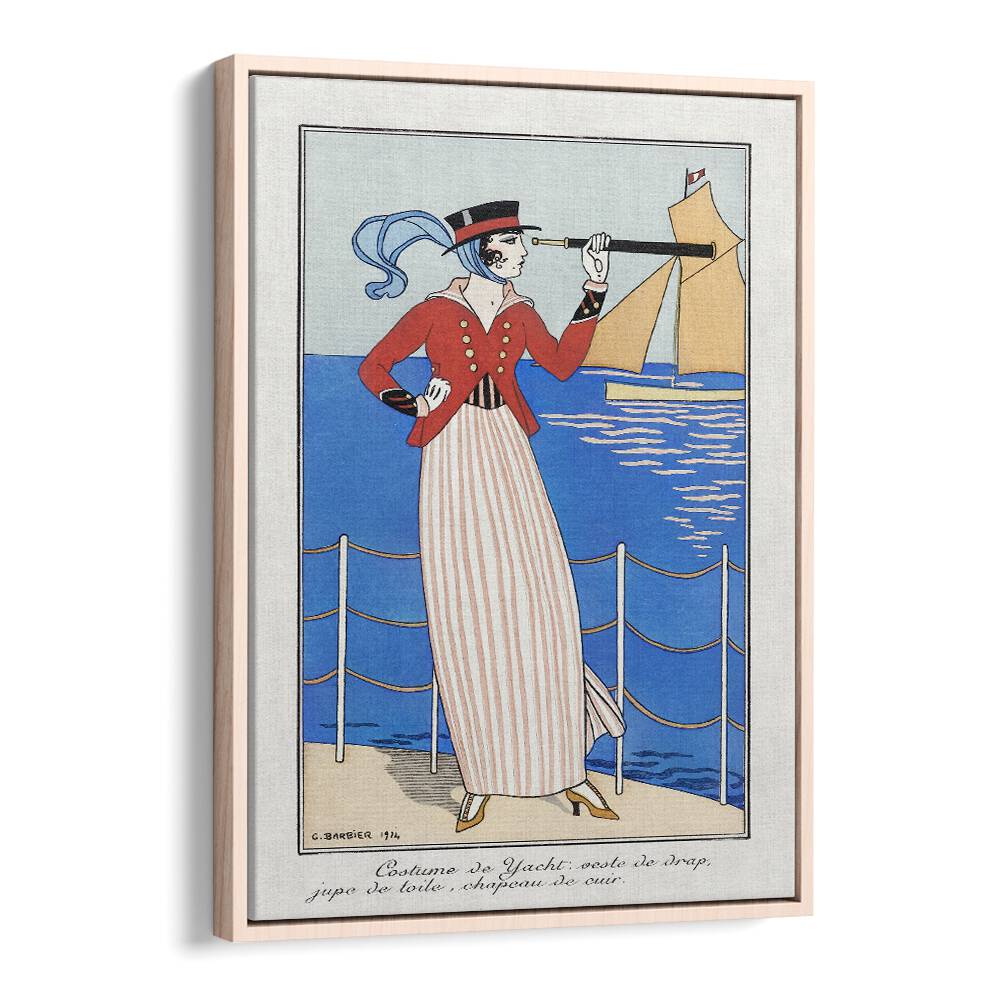 COSTUMES PARISIENS: COSTUME DE YACHT (1914) , VINTAGE PAINTINGS