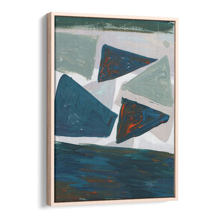 Elevate your decor with MIRRORED MOUNTAINS, ABSTRACT PAINTINGS showcasing elegant, vibrant colors and unique shapes.