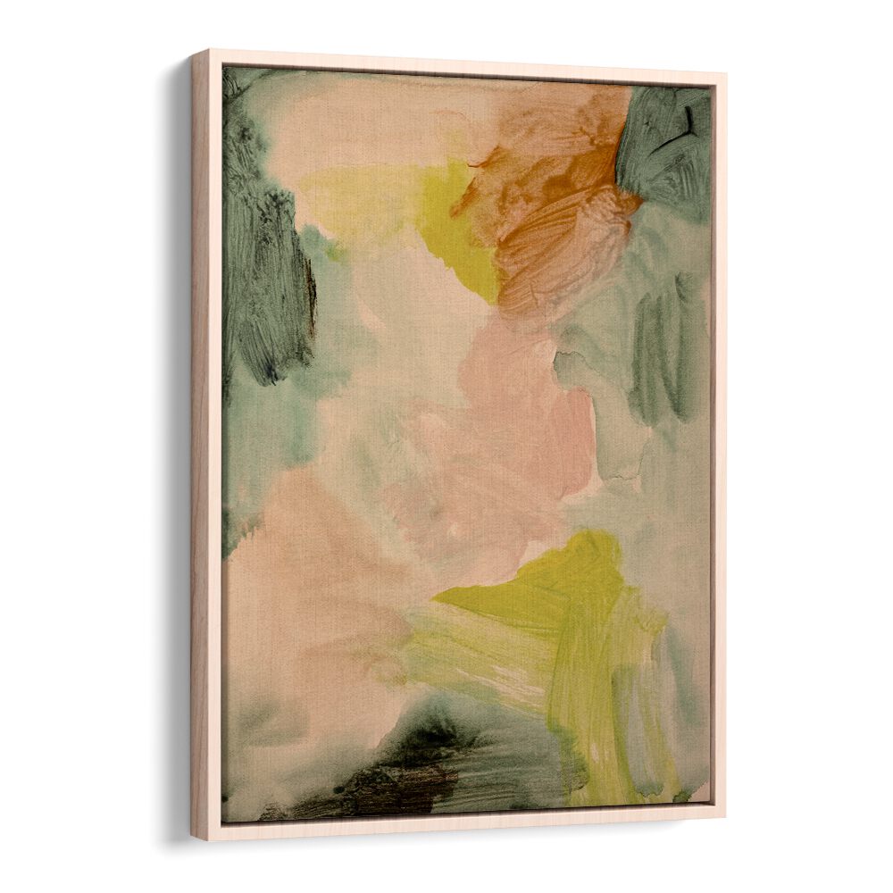 Colorful abstract painting titled "UNDER THE TREES , ABSTRACT PAINTINGS," perfect for modern home décor.