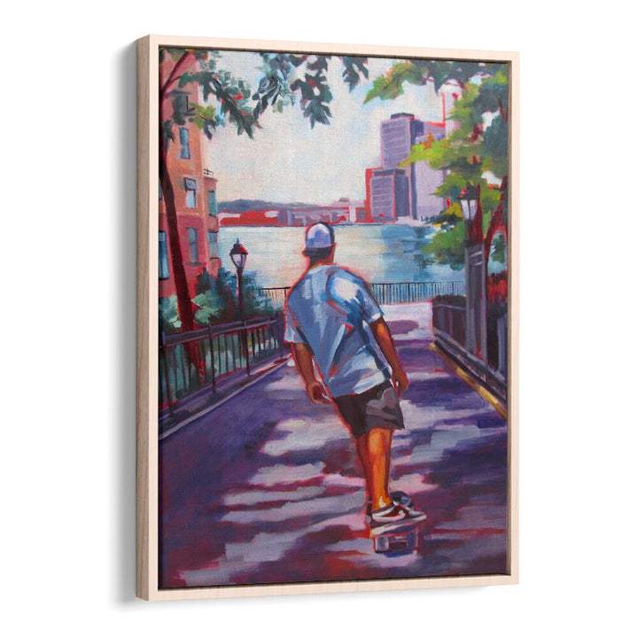 FLYING TOWARD WALL STREET , PORTRAITS & FIGURATIVE ILLUSTRATIONS