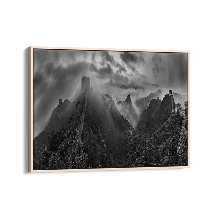 Misty morning at Great Wall, photography prints capturing tranquil landscapes and enchanting beauty of nature.