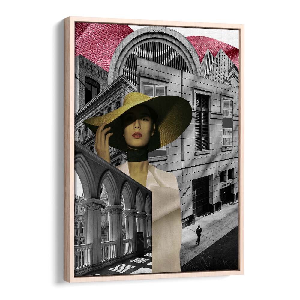 Stylish STREET II, SURREAL ART PRINTS featuring an urban collage perfect for enhancing modern decor.