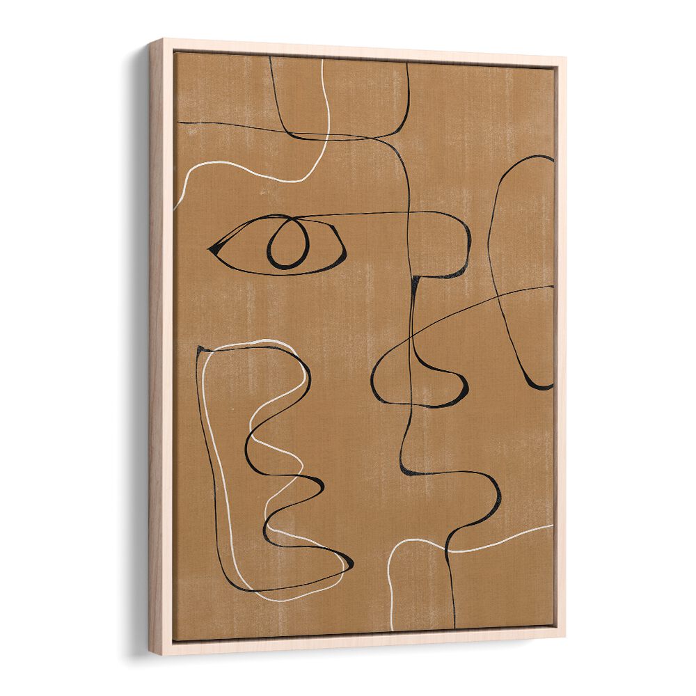 Stylish ABSTRACT FACE NO3, LINE ART PAINTINGS, perfect for modern home decor and art collections.