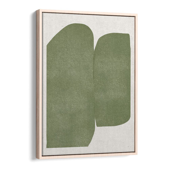 GREEN PAPER CUT MODERN , ABSTRACT PAINTINGS