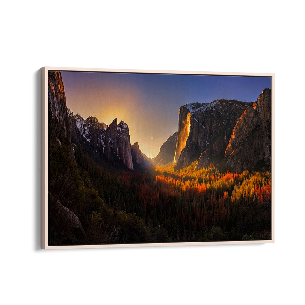 YOSEMITE FIREFALL BY YAN ZHANG , LANDSCAPE PHOTO PRINTS