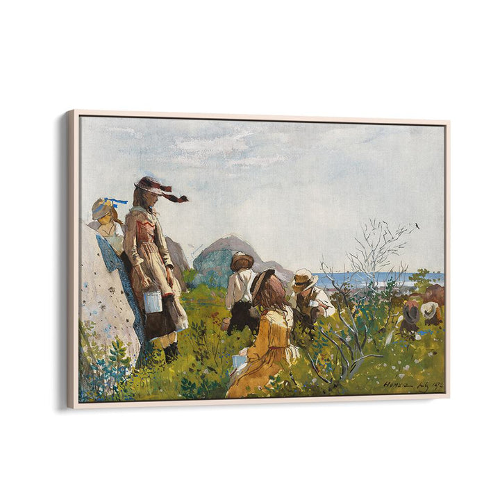 BERRY PICKERS (1873) , VINTAGE PAINTINGS