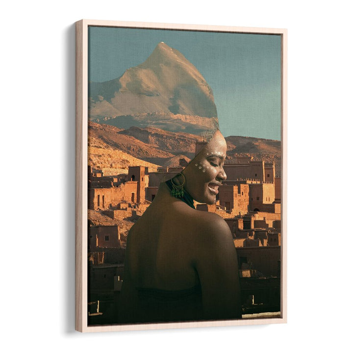 Elevate your space with MOROCCAN QUEEN, AFRICAN ART PAINTINGS, blending elegance and Moroccan heritage beautifully.
