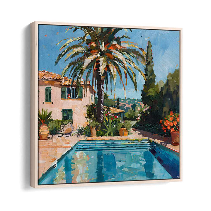 Stunning view of HOUSE BY THE POOL MALLORCA II, showcasing vibrant greenery and a luxurious poolside setting.