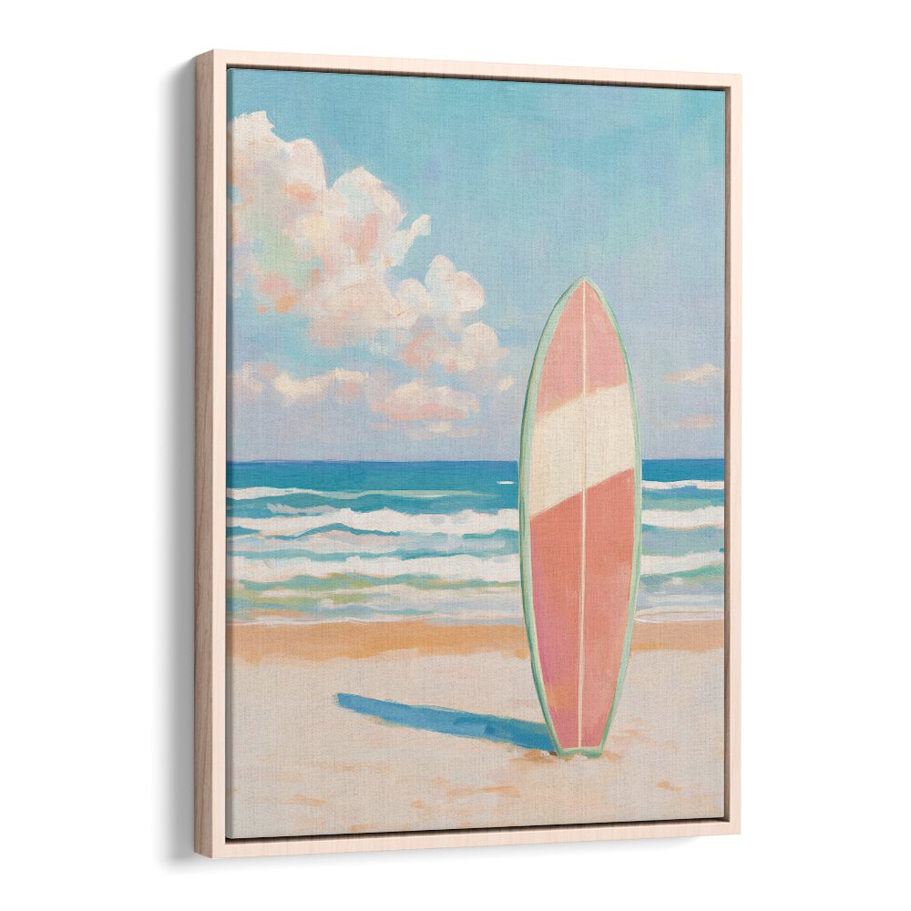 Colorful SEA BEACH SURFBOARD showcased in stunning BEACH PAINTINGS, perfect for surf enthusiasts and beach lovers alike.