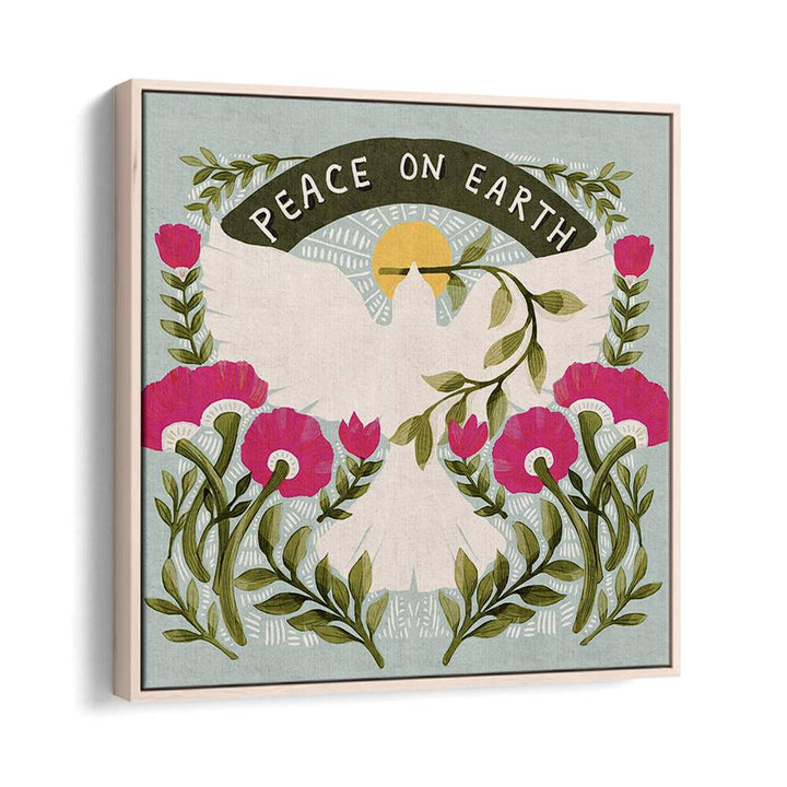 Stylish PEACE ON EARTH, QUOTES poster elevates your space, promoting tranquility and harmony in your home decor.