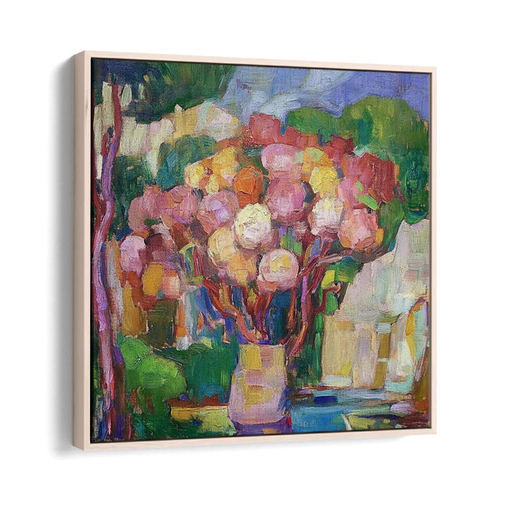 Vibrant art piece showcasing FLOWERS IN A VASE MALLORCA, perfect for enhancing your home decor.