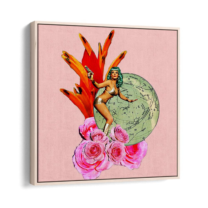 Vibrant GIRL POWER IV, PORTRAITS artwork featuring a confident woman, perfect for empowering decor in any collection.