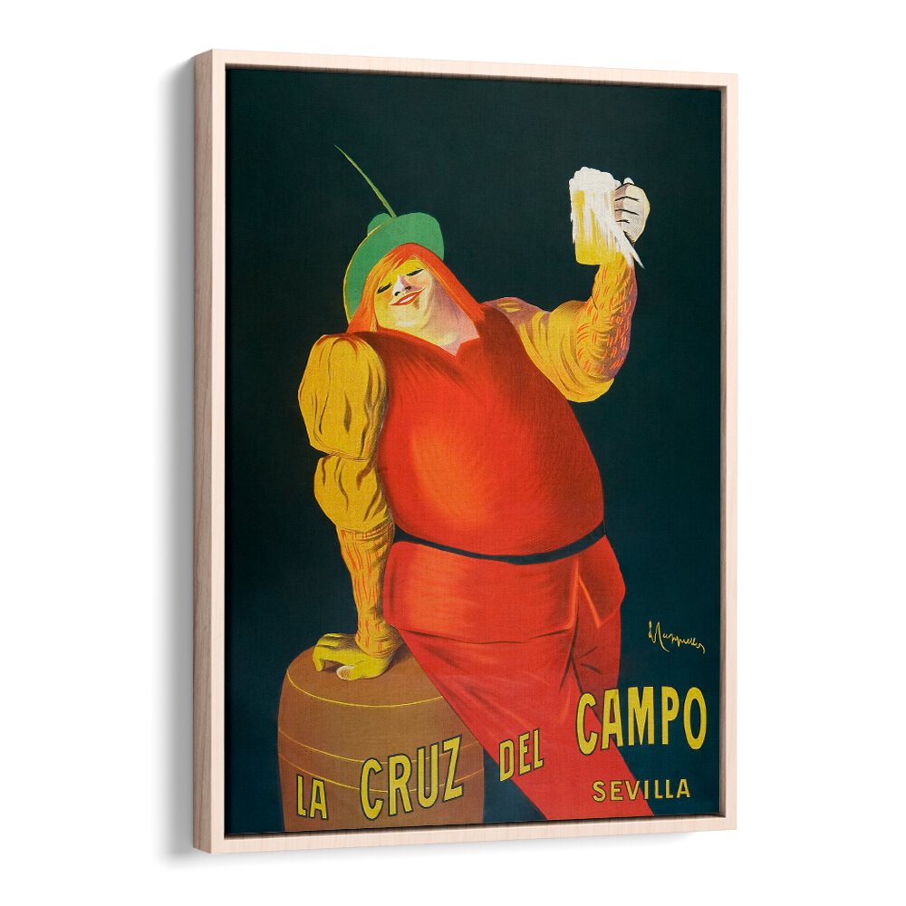 LA CRUZ DEL CAMPO BEERS (1906) , VINTAGE PAINTINGS