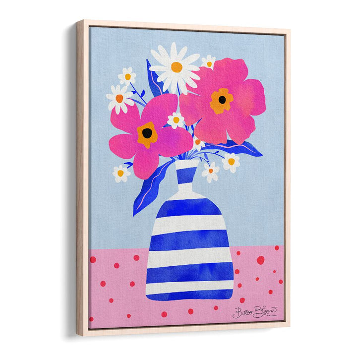 MAXIMALIST FLOWER VASE , FLORAL FLOWER PAINTINGS