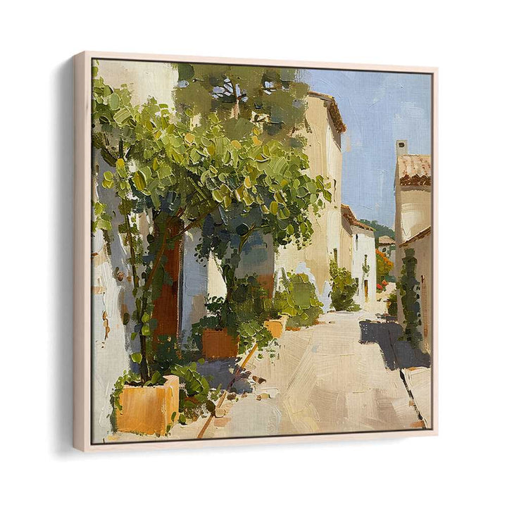 Elegant scene of a charming pathway in STREET IN MALLORCA III, combining style and functionality for your decor.