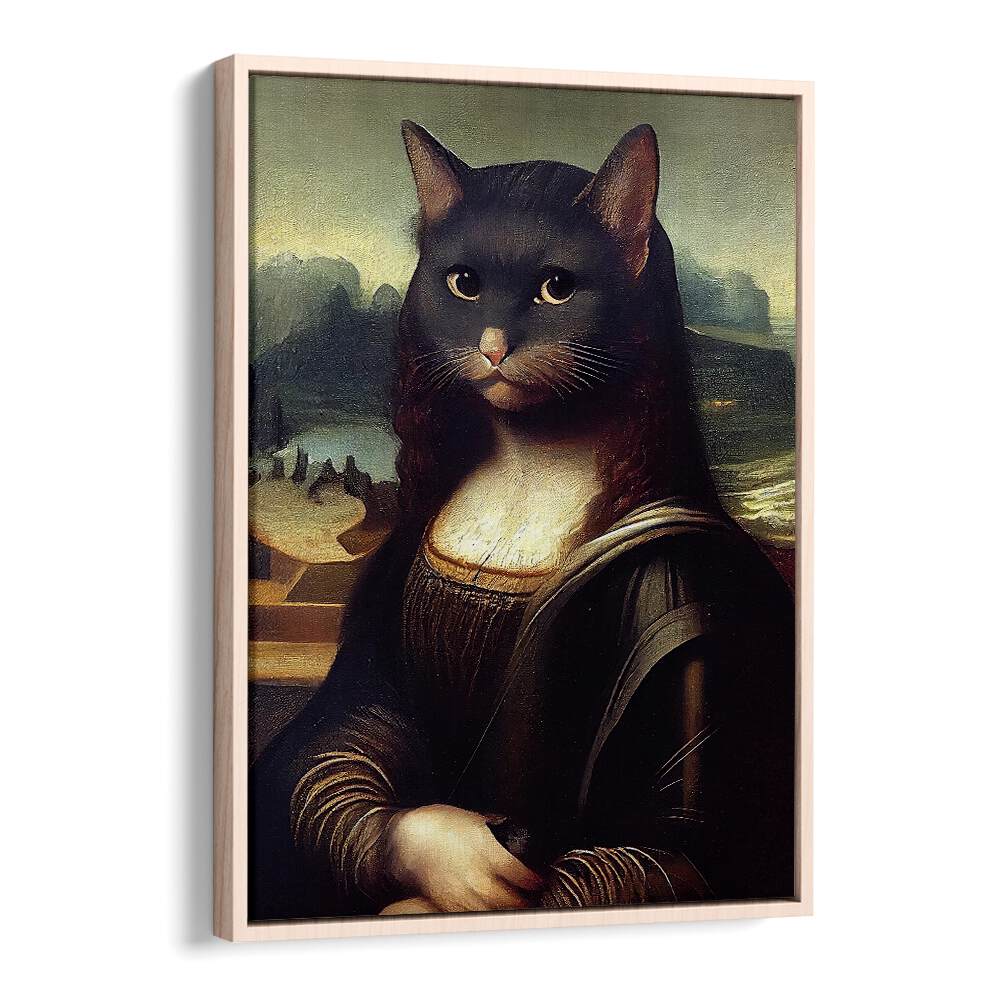 MEOWLISA BY DIKHOTOMY , ALTERED ART PRINTS