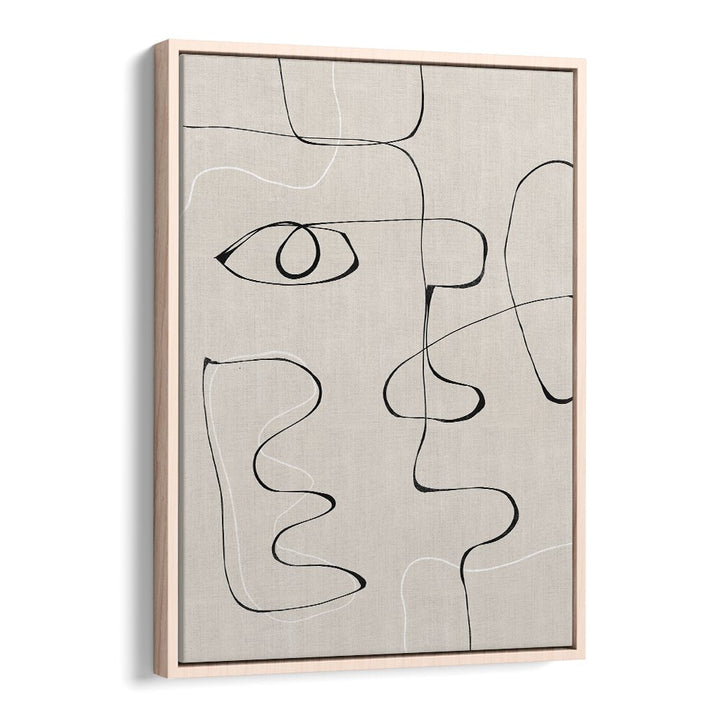 Stylish ABSTRACT FACE NO II, LINE ART PAINTINGS enhance modern home decor with elegant simplicity and sophistication.