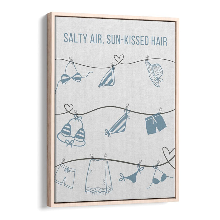 Coastal charm meets functionality with SALTY AIR - CLOTHESLINE, BEACH PAINTINGS, perfect for your beach-inspired decor.