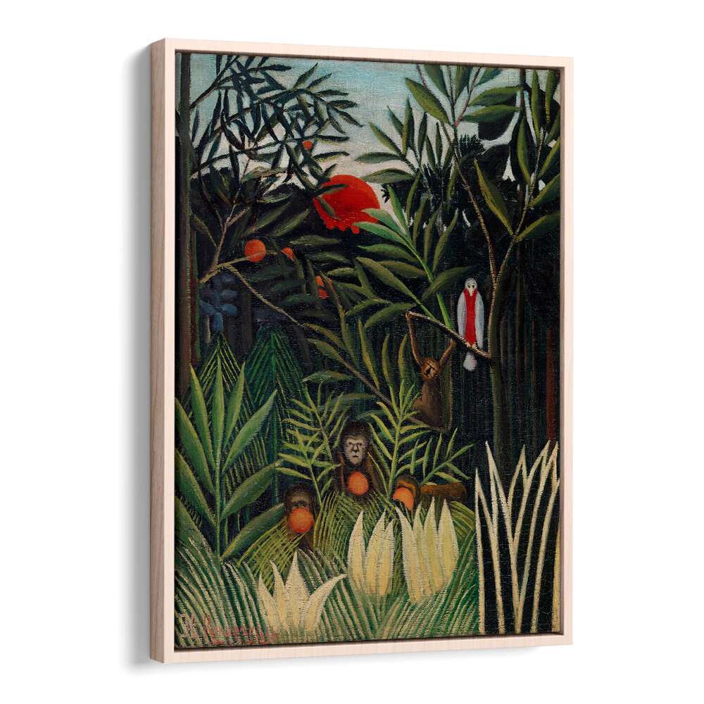 MONKEYS AND PARROT  (1905–1906) , VINTAGE PAINTINGS