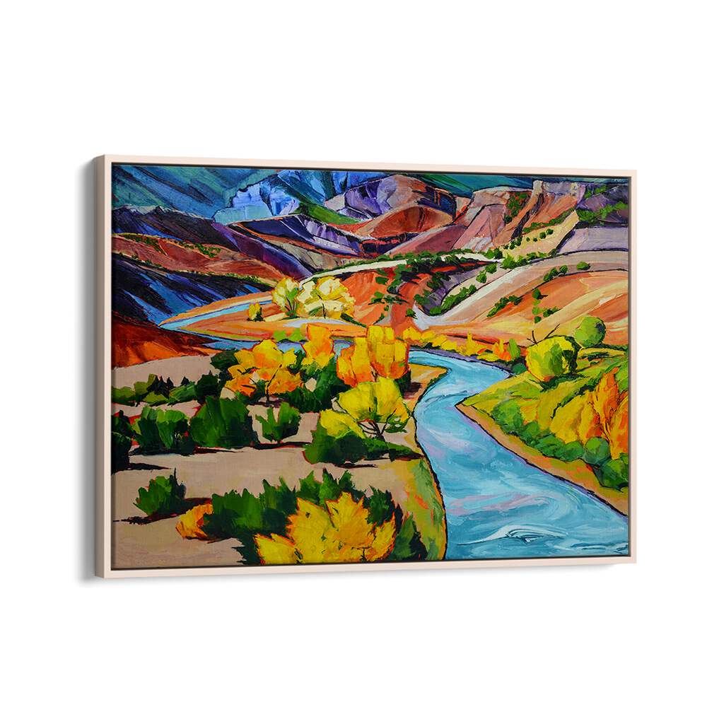 MEANDERING RIVER , LANDSCAPE PAINTINGS