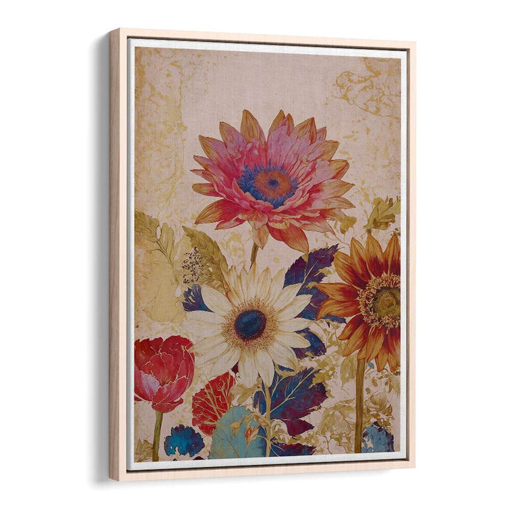 VINTAGE FLOWERS , FLORAL FLOWER PAINTINGS