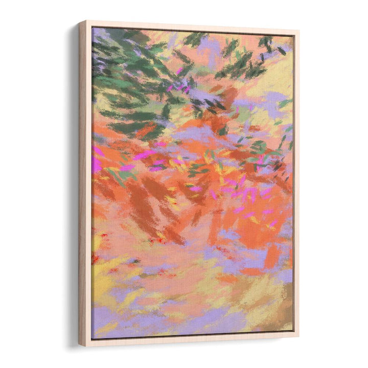 Vibrant hues in LAZY SUMMER DAYS VI, ABSTRACT PAINTINGS evoke relaxation and the essence of summer afternoons.