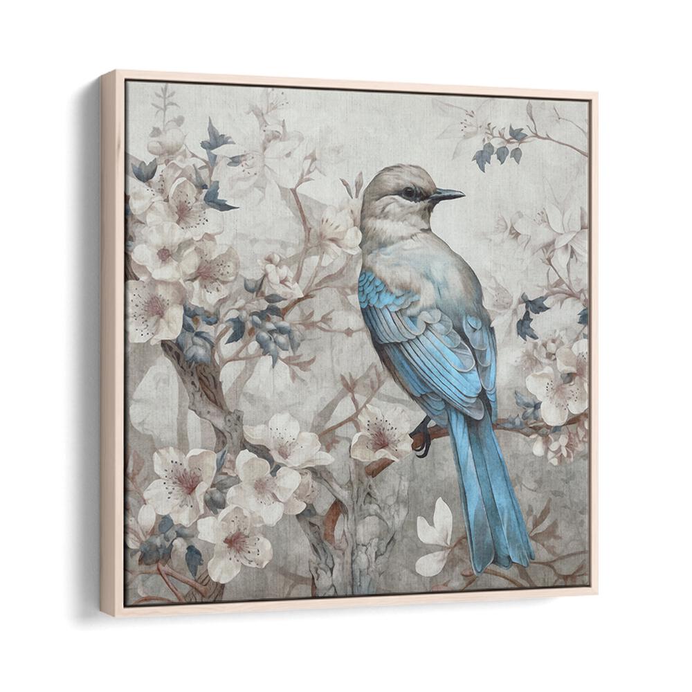 CHINOISERIE BIRD SPRING VIBES II BY ANDREA HAASE , WILDLIFE POSTERS, WILDLIFE PAINTINGS