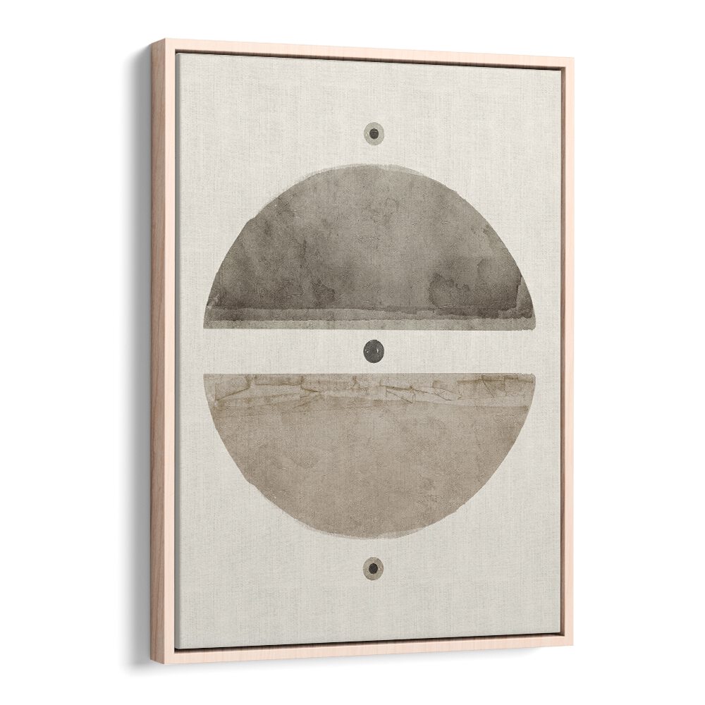 Stylish Taupe Enigma, Geometric Art Prints featuring abstract 3D shapes, perfect for any modern decor.