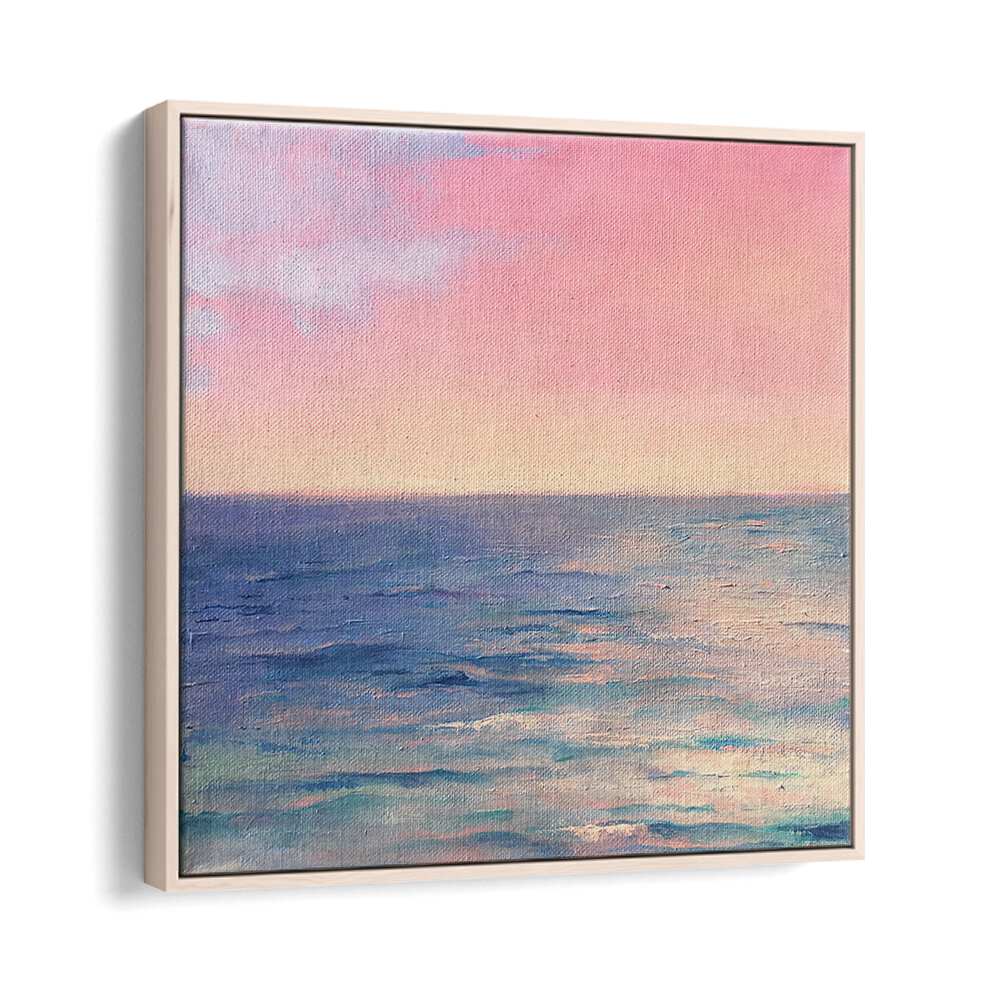 PINK SUNSET , LANDSCAPE PAINTINGS