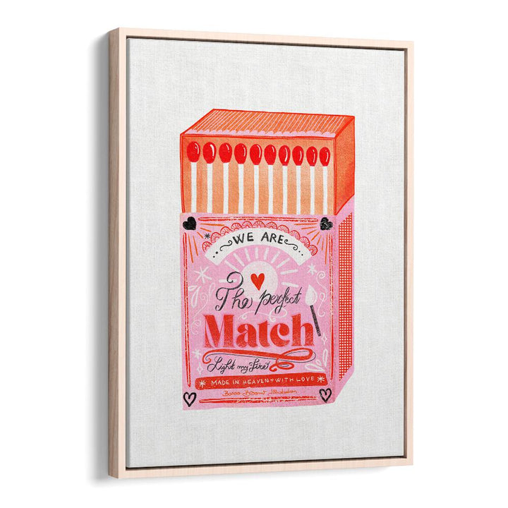 MATCH BOX - THE PERFECT MATCH II BY BAROO BLOOM , WALL ART PRINTS