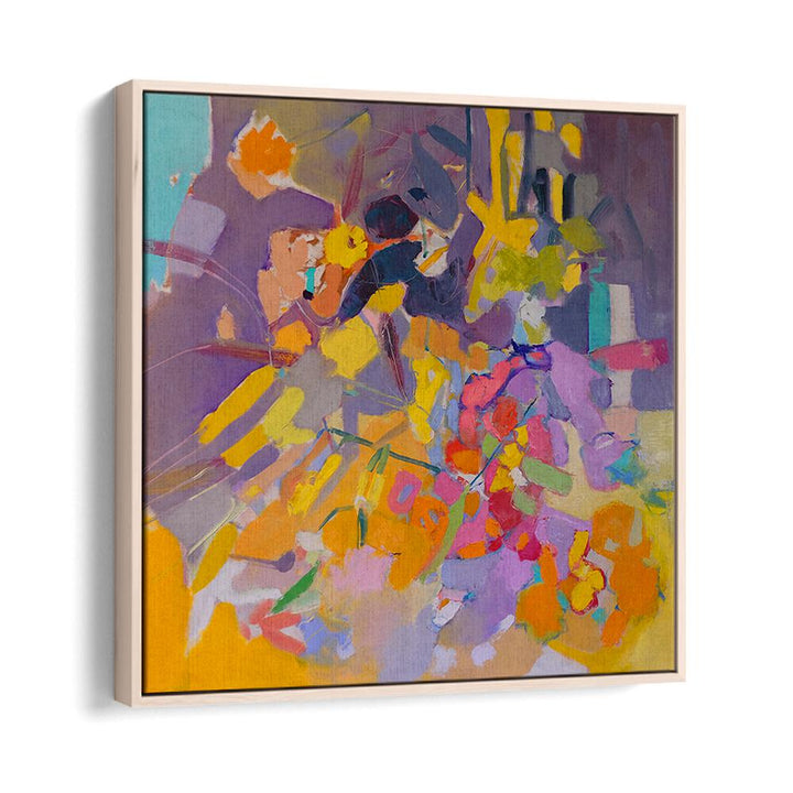 Vibrant ORANGE FLOWERS, ABSTRACT PAINTINGS add energy and color, perfect for enhancing your home decor.