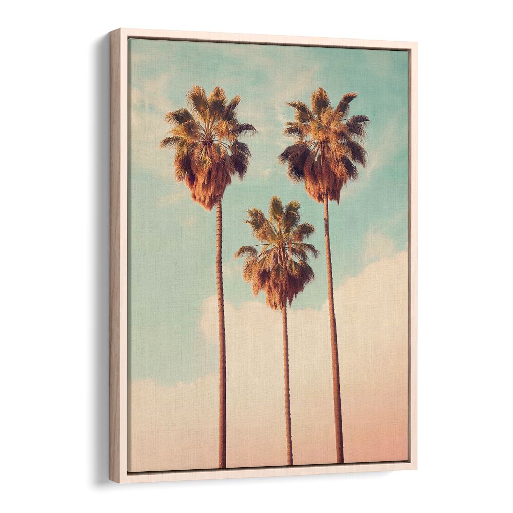 Tranquil PALMS PARADISE, BEACH PAINTINGS featuring tall palm trees, perfect for creating a serene home oasis.