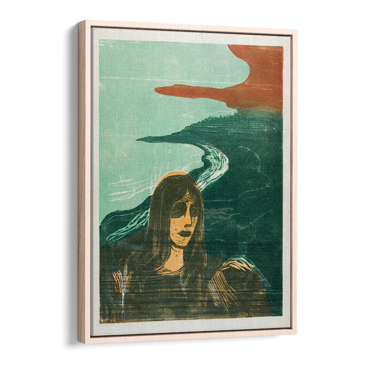 WOMAN’S HEAD AGAINST THE SHORE (1899) , VINTAGE PAINTINGS