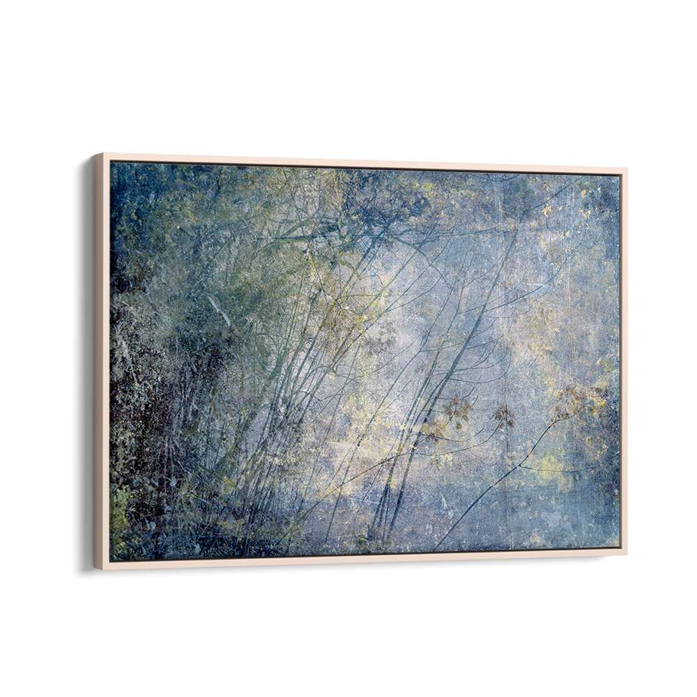 A serene blue-toned artwork, HIGH SIERRA I, ABSTRACT PAINTINGS adds elegance to any space. Perfect for modern decor.