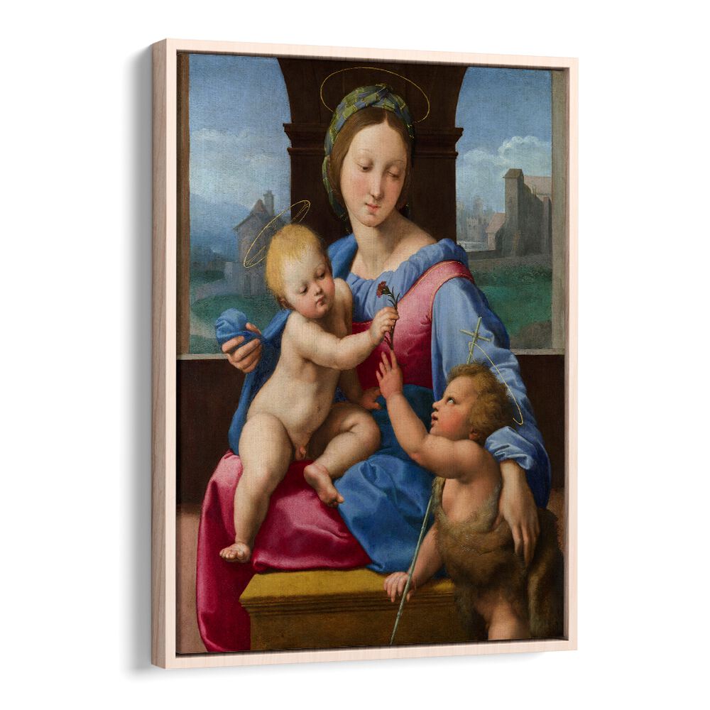 THE GARVAGH MADONNA (1509–1510) BY RAPHAEL RAFFAELLO , VINTAGE PAINTINGS