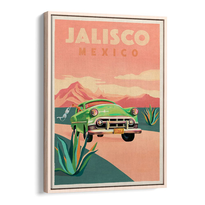 JALISCO MEXICO VINTAGE TRAVEL POSTER BY THE WHISKEY GINGER , TRAVEL POSTERS