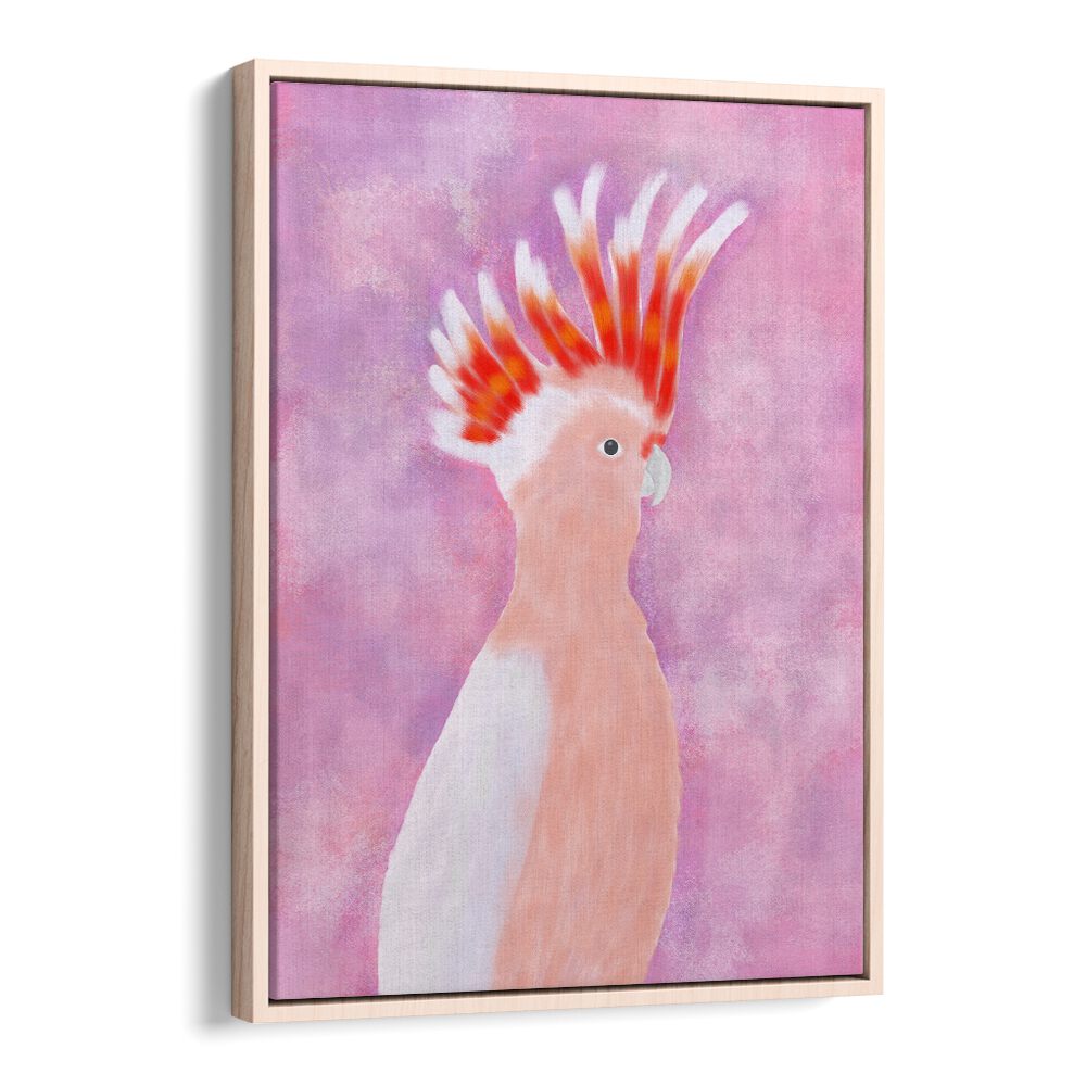 PINK COCATOO BIRD , WILDLIFE PAINTINGS , WILDLIFE POSTERS