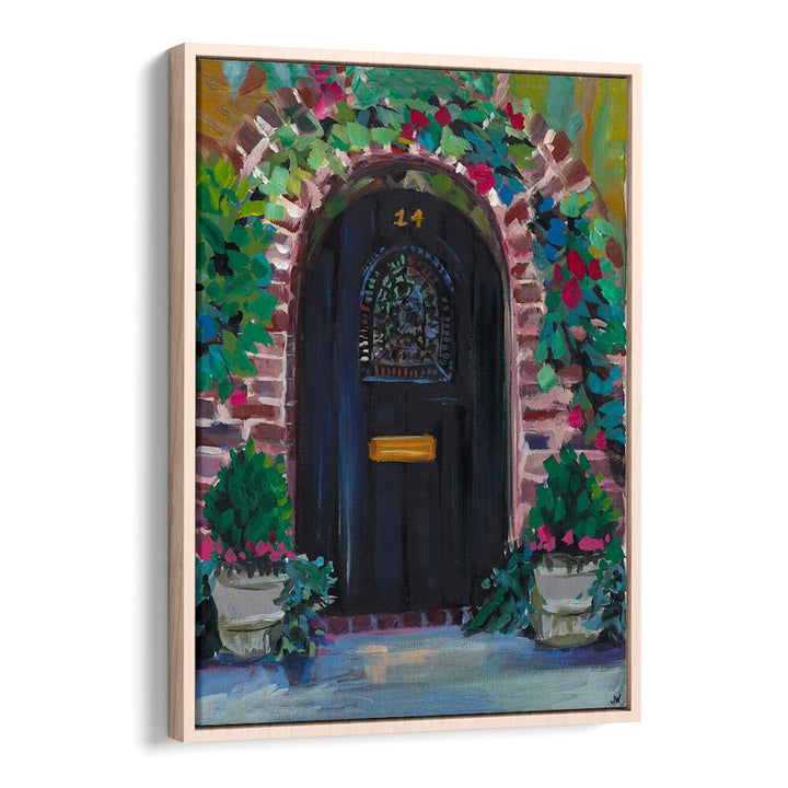 Decorate your home with BLACK DOOR, FLORAL FLOWER PAINTINGS, showcasing vibrant colors and artistic charm.