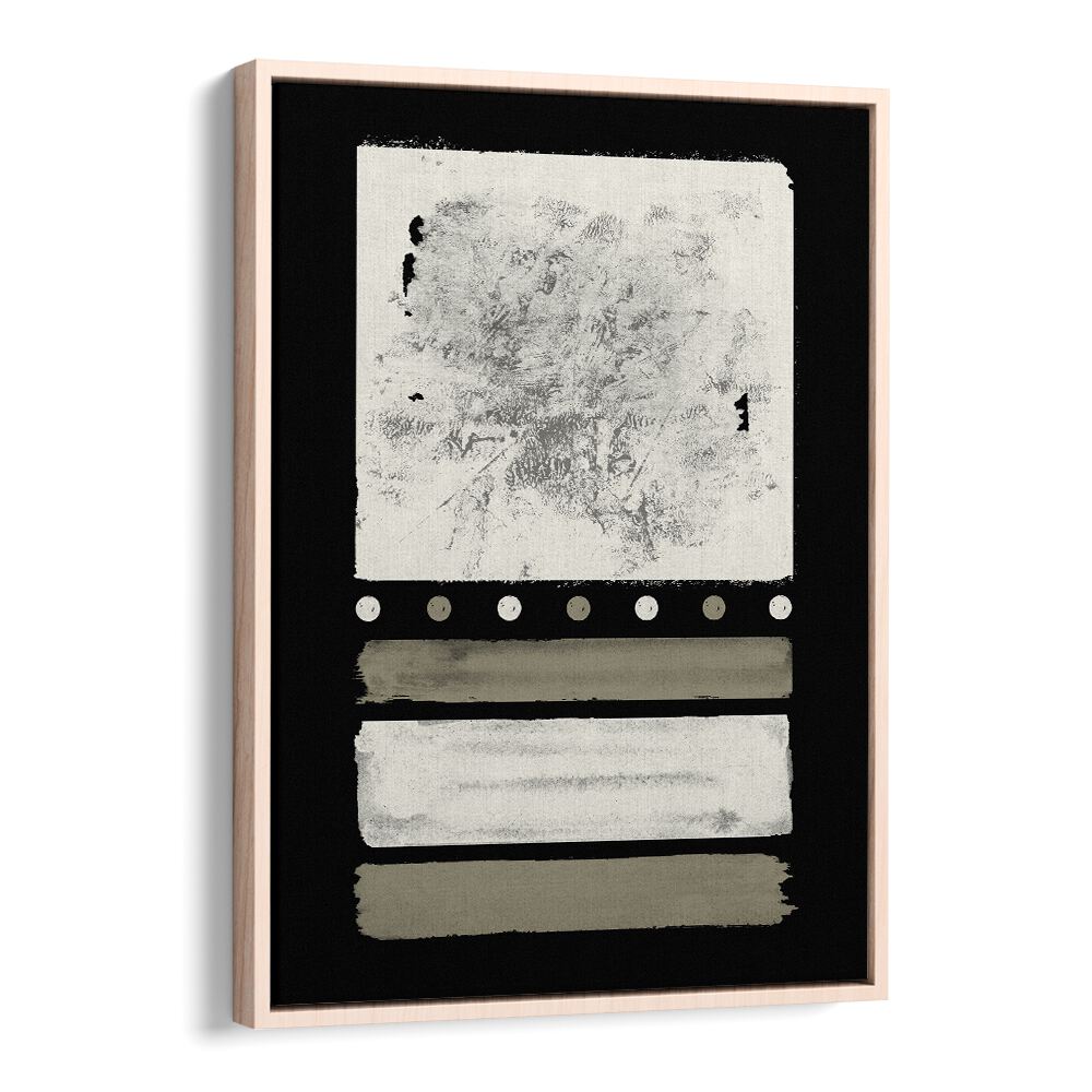 Sophisticated MIDNIGHT CREAM DELIGHT ABSTRACTION, GEOMETRIC ART PRINTS enhance modern decor with striking design.