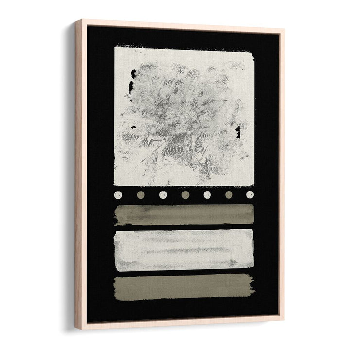 Sophisticated MIDNIGHT CREAM DELIGHT ABSTRACTION, GEOMETRIC ART PRINTS enhance modern decor with striking design.