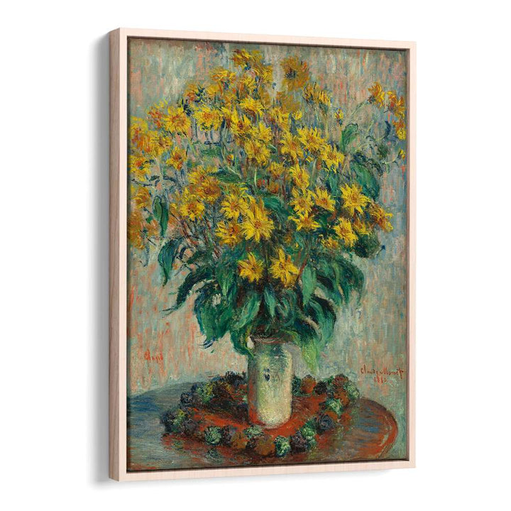 JERUSALEM ARTICHOKE FLOWERS (1880) , VINTAGE PAINTINGS