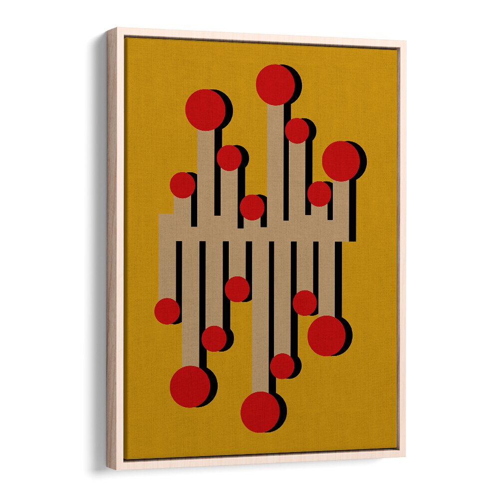 THE 1968 TELEPHONIST MUSTARD , GEOMETRIC ART PRINTS