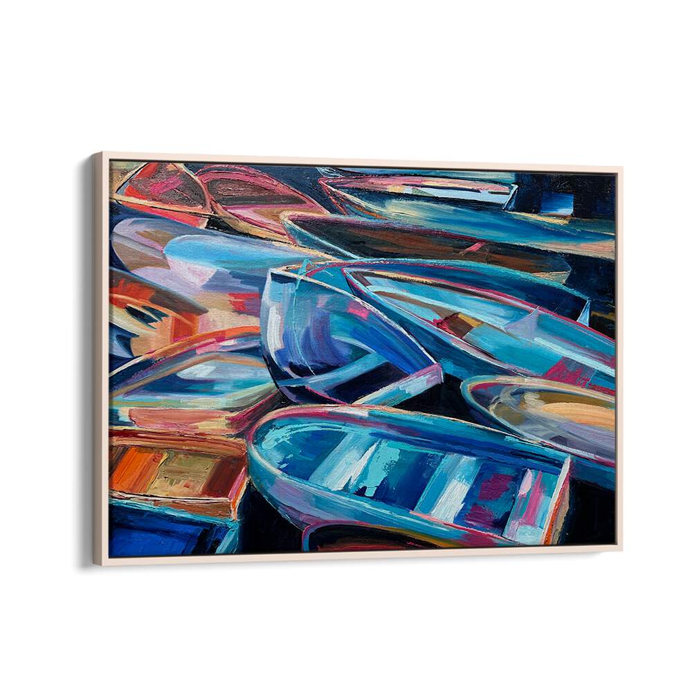 BOATS , BEACH PAINTINGS