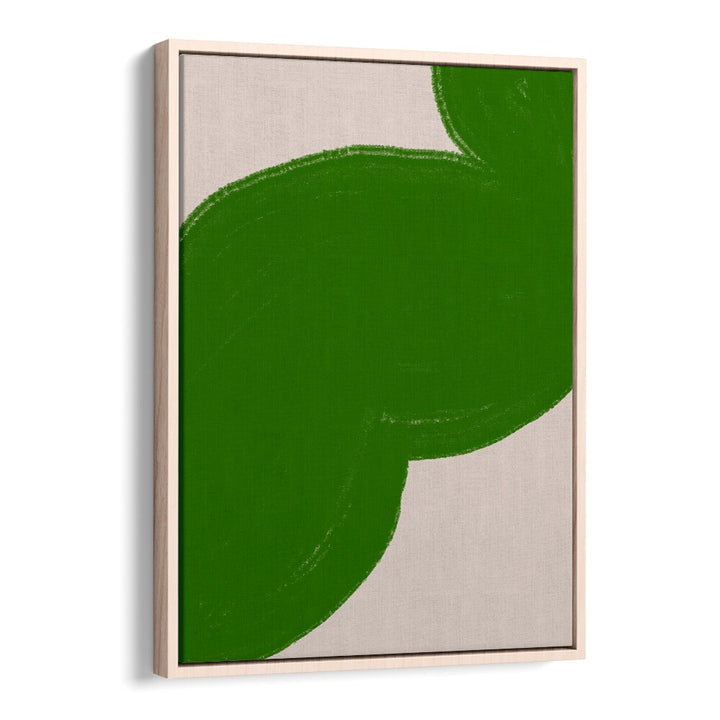 GREEN SHAPE COMPOSITION , ABSTRACT PAINTINGS