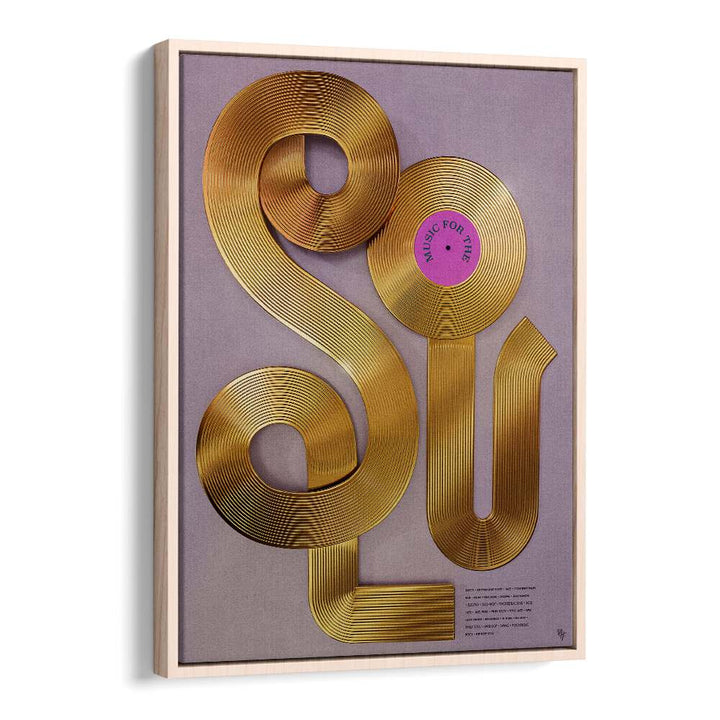 Bold and stylish MUSIC FOR THE SOUL, MUSIC POSTERS art piece, perfect for enhancing any creative space.