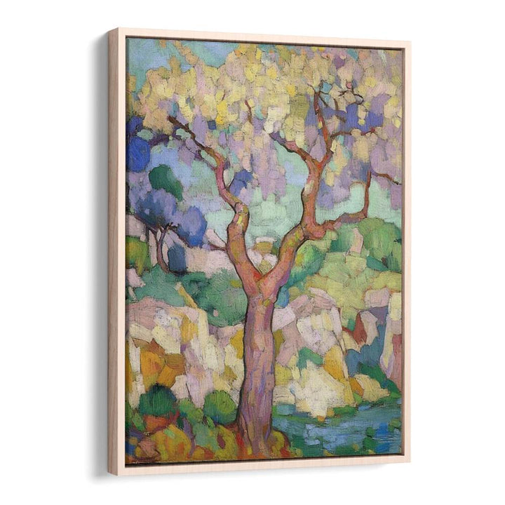 TREE ABSTRACT artwork showcases a vibrant tree design, adding nature's elegance to contemporary spaces.