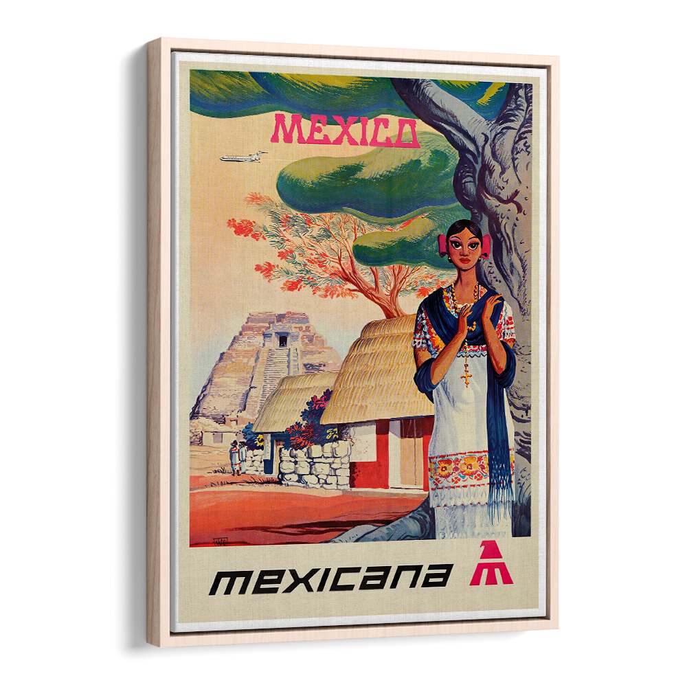 Vibrant MEXICANA I VINTAGE TRAVEL POSTERS showcasing Mexico's rich culture and landscapes, perfect for home decor.