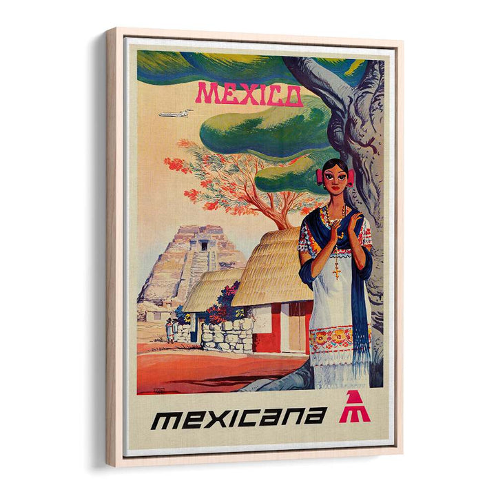 Vibrant MEXICANA I VINTAGE TRAVEL POSTERS showcasing Mexico's rich culture and landscapes, perfect for home decor.