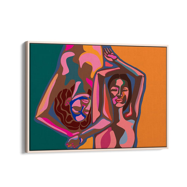 Vibrant composition featuring figures from MARIA A KARLA II, PORTRAITS & FIGURATIVE ILLUSTRATIONS collection.